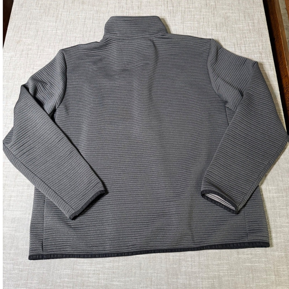 Alaskan Hardgear Duluth Trading Co Mens XL Gray Quarter Zip Ribbed Pullover - Picture 9 of 11